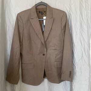 Brooks Brothers brown pinstriped blazer | 14